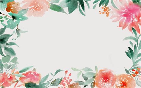 Watercolor Flowers Desktop Wallpapers Top Free Watercolor Flowers