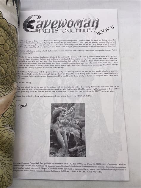 Cavewoman Prehistoric Pinups Book Two Basement Comics Ebay