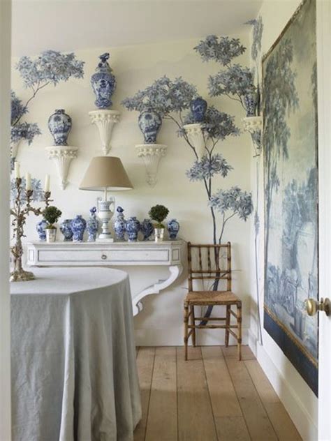 Chinoiserie Chic Adore This Blue And White Dining Room In The West