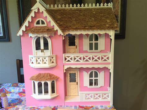 Vintage Kit New Build Allison By Artply Dollhouse Pink Dollhouse