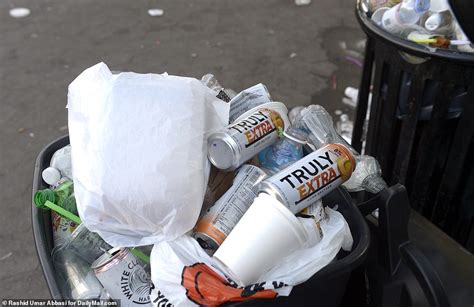 The Morning After Litter Strewn Across Washington Square Park