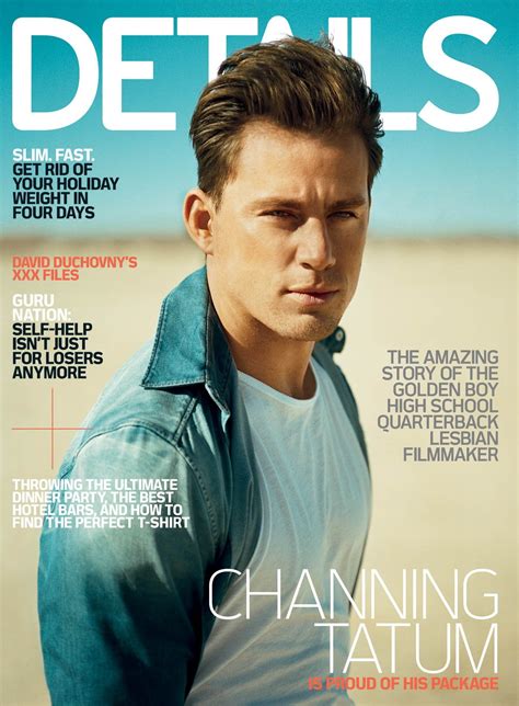 Channing Tatum Covers February 2010 Details Magazine