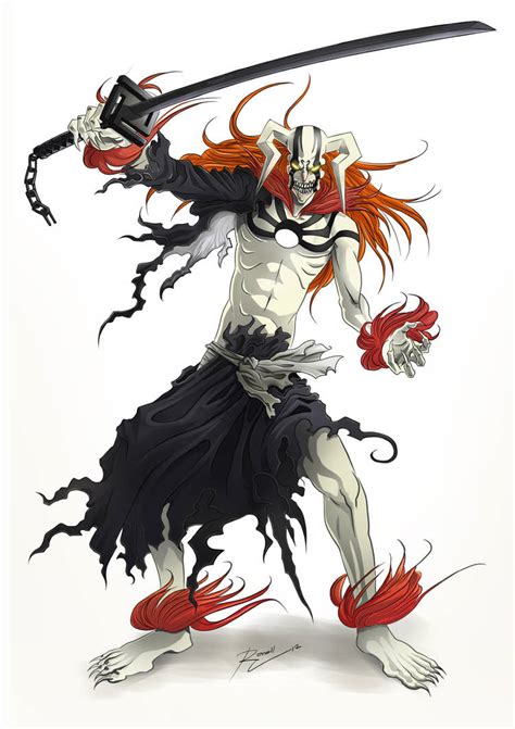 Ichigo Hollow Form Colored By Renescar On Deviantart