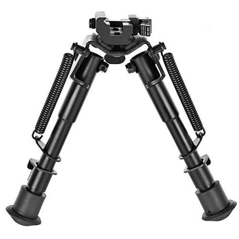 Cvlife 6 9 Inches Rifle Bipod With Quick Release Picatinny Adapter