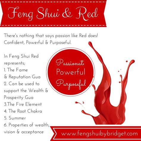 Feng Shui And The Colour Red Passionate Powerful Purposeful