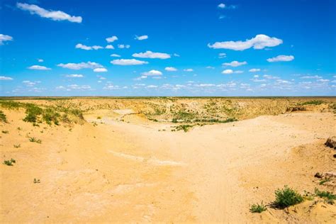 Desert Landscape On A Summer Day Stock Photo Image Of Sunlight