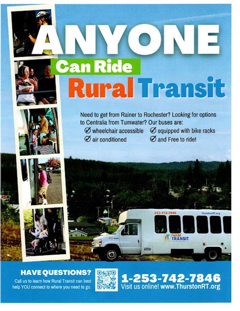 Senior Center Of Rainier News Rural Transit