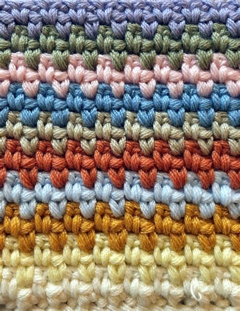 Linen Stitch Baby Blanket Linen Stitch Linen Stitch Crochet Striped