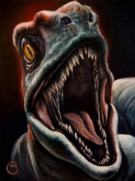 Jurassic World Velociraptor Blue Etsy