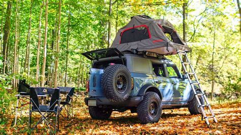 Ford Bronco Overland Concept Seeks Off Grid Camping Adventures Carsradars