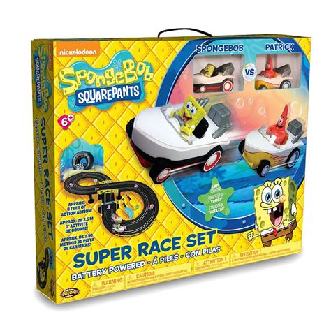 Nkok Spongebob Squarepants Rc Slot Car Race Set Spongebob And Patrick