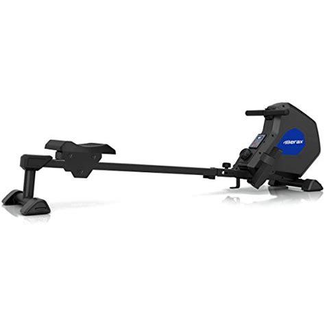Merax Indoor Magnetic Rowing Machine Folding Exercise Rower Barbell