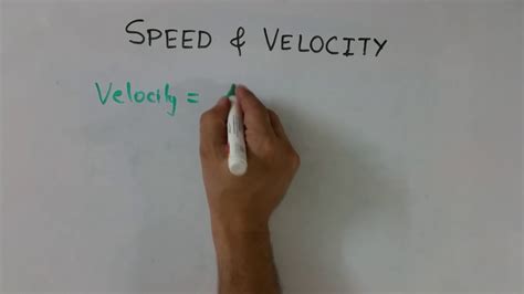 Hindi Speed And Velocity Part 1 Youtube