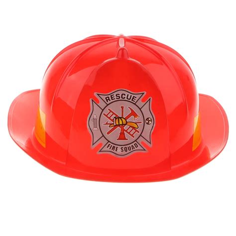 Children Fireman Helmet Firefighter Hat Fancy Dress Accessories Kids