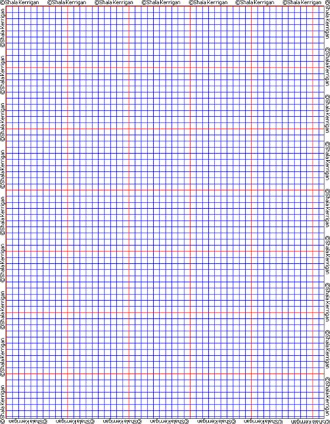 Free Printable Cross Stitch Graph Paper