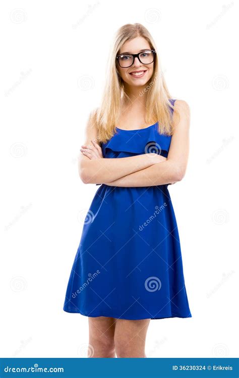 Beautiful Nerd Woman Stock Photo Image Of Girl Cute 36230324