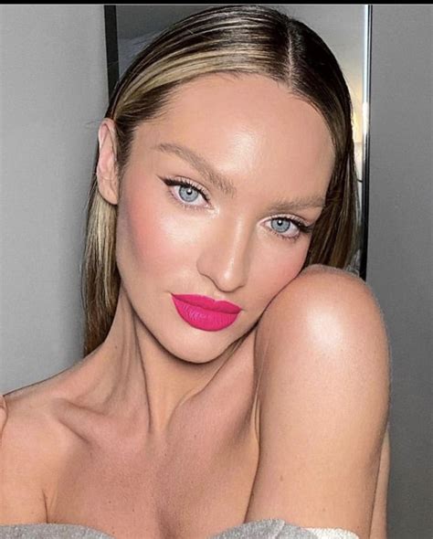 pin by lola bonded on candice swanepoel pink lipstick makeup 2020 makeup trends pink lips makeup