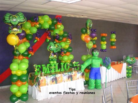 Decoracion Hulk Piñatas De Hulk Cumple De Hulk Decoración De Unas