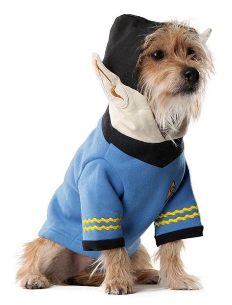 Star Trek Spock Dog Hoodie Dog Costumes Dog Hoodie Dapper Dogs