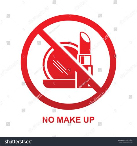 No Make Sign Isolated On White Stock Vector Royalty Free 1705652350