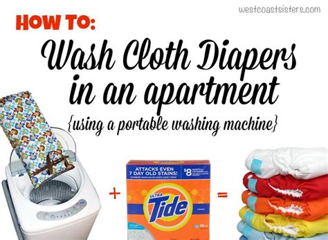 Easy 5 Step Rountine Wash Cloth Diapers In An Apartment