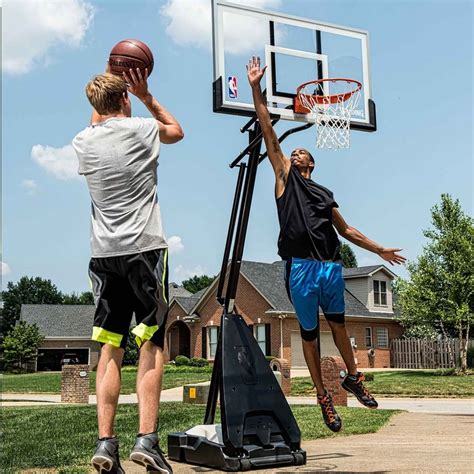 Spalding 54 Acrylic Portable Residential Basketball Hoop A55 250