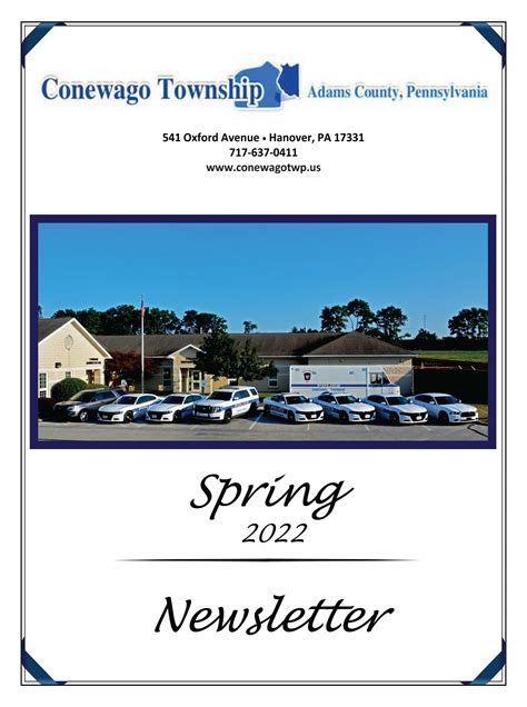 Newsletters Conewago Township