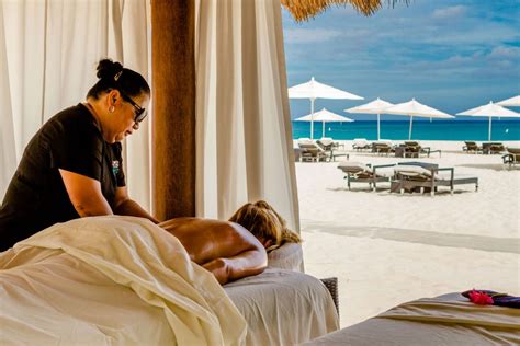 purun spa aruba massage strand bij bucuti and tara beach resort