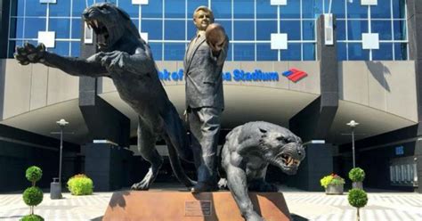 Carolina Panthers Unveil Statue Of Team Owner Jerry Richardson