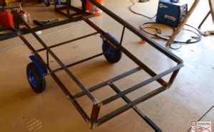 This may be one of the most affordable yet premium dump carts out there. Homemade Lawn Tractor Trailer - HomemadeTools.net