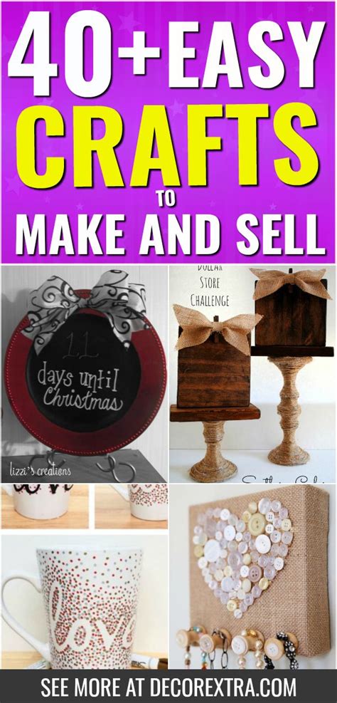40 Diy Crafts To Make And Sell Easy Crafts To Sell Diy Projects To