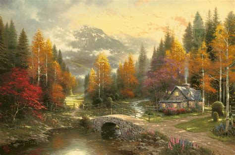 The Valley Of Peace Thomas Kinkade Carmel Monterey And Placerville