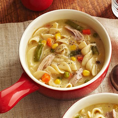 Creamy Chicken Noodle Soup Recipe Eatingwell