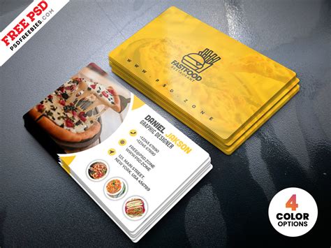 Then this is a great psd. PSD Restaurant Business Card Design Templates ...