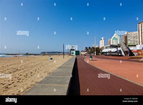 Durban South Africa The Promenade Along Durbans Golden Mile In South