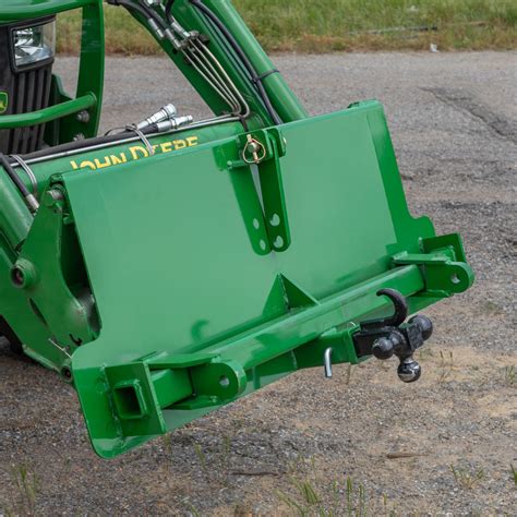 Titan 3 Point Adapter Plate And Trailer Hitch Made To Fit John Deere