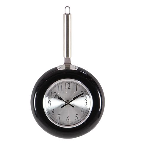 Metal Black Wall Clock Small