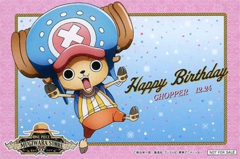Tony To Ney Chopper Birthday Card One Piece Characters Birthday Party