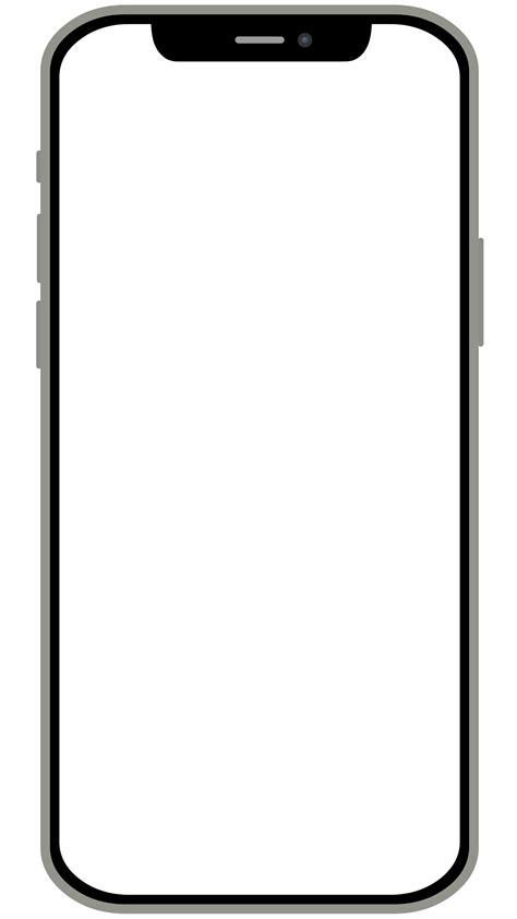 Iphone Outline Png Png Image Collection