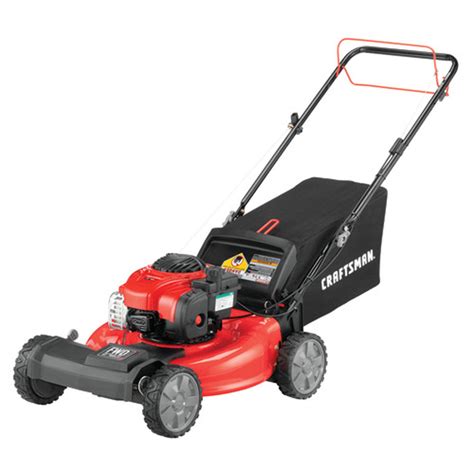 Craftsman lawn mowers are typically powered by an engine in the 3 to 6 horsepower range. Craftsman 21" 1-Step Start Self-Propelled Lawn Mower