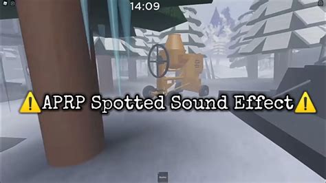 Roblox Aprp The Return Spotted Sound Effect Youtube
