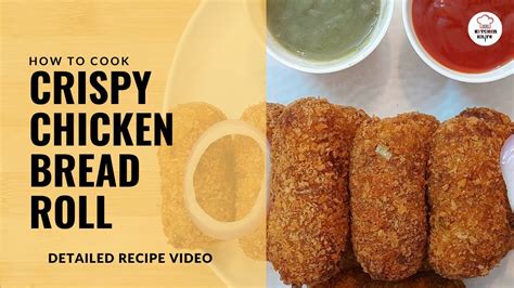Crispy Chicken Bread Roll க்ர்ஸ்பி சிக்கன் பிரட் ரோல் Iftar Snacks