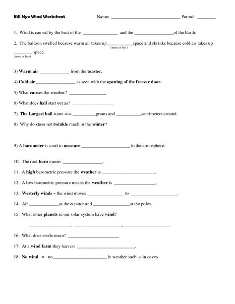 Bill nye phases of matter worksheet answers. 14 Best Images of Bill Nye The Science Guy Cells Worksheet ...