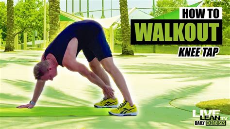 How To Do A Hand Walkout Heel Tap Exercise Demonstration Video And