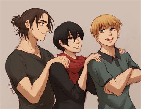 Eren and yeagerists theme (hq extended). Massage train with the Shiganshina trio 😊 | Eren, Mikasa ...