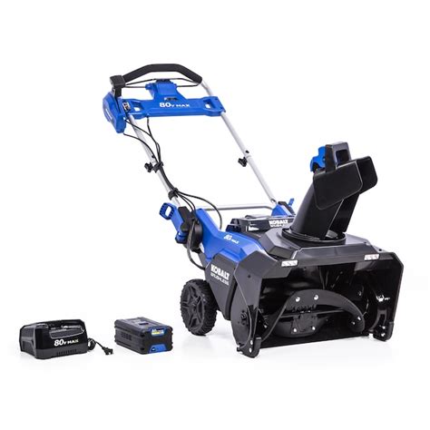Kobalt 80 Volt Max 22 In Single Stage Push Cordless Electric Snow