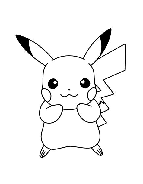 Imagenes Para Calcar De Pikachu Dibujos De Ninos