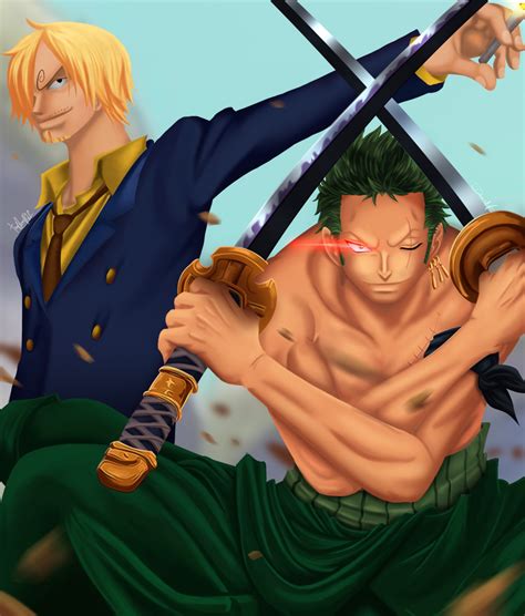 Sanji And Zoro Collab By Thelucasrbp On Deviantart
