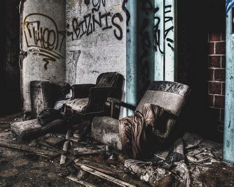 Chairs In Abandoned Building Photograph By Dylan Murphy Fine Art America