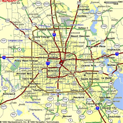Houston Area Regional Map